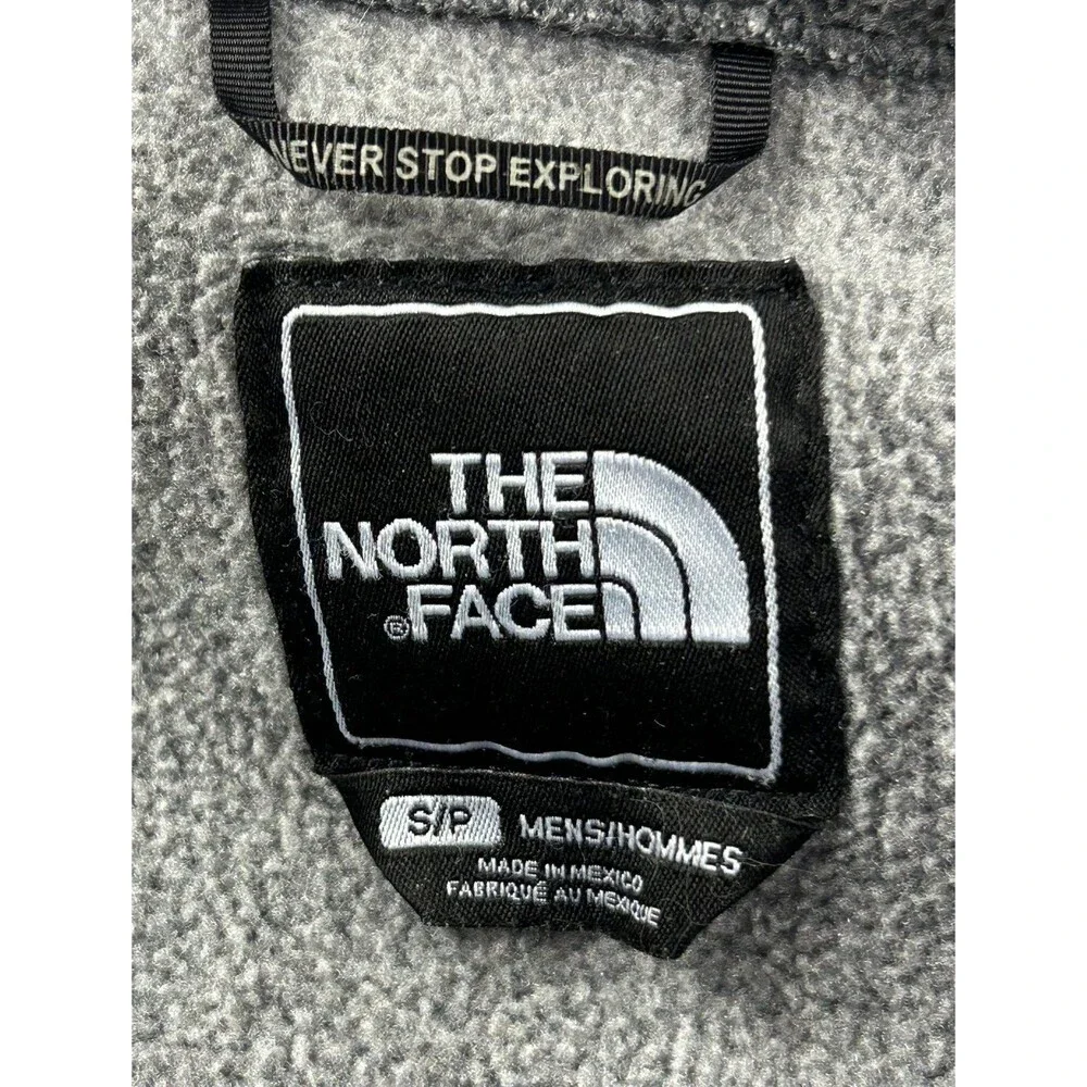 The North Face Men’s Fleece Denali Polartec Jacket Gray Small